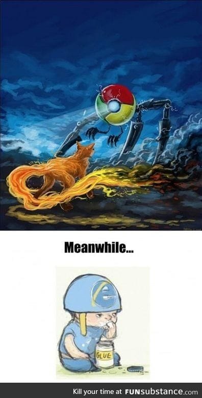 Internet explorer be like...