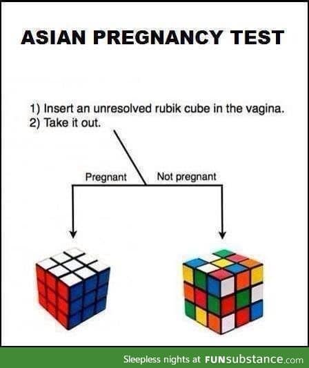 Asian pregnancy test