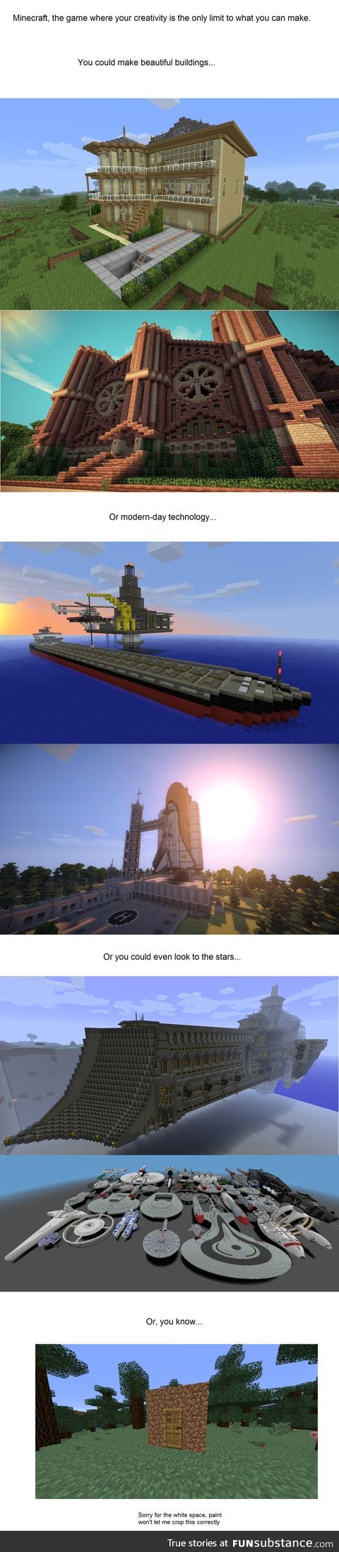 Minecraft creativity