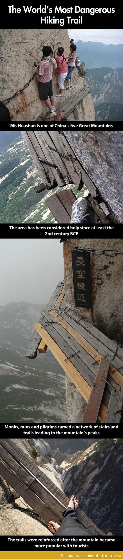 Most dangerous hiking trail in the world