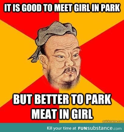 Meet girl in park