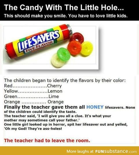 Honey lifesavers