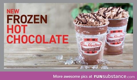 Looks like Tim Hortons just invented the chocolate milkshake