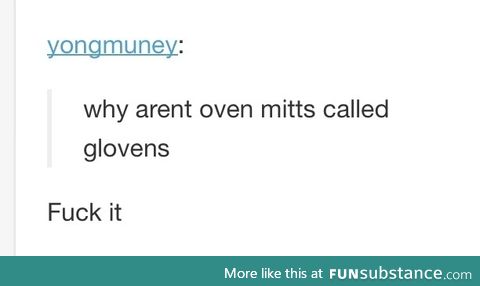 Oven mitts