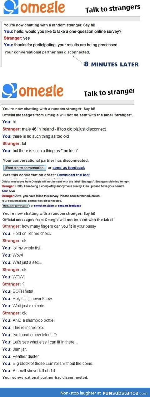 Omegle trolling