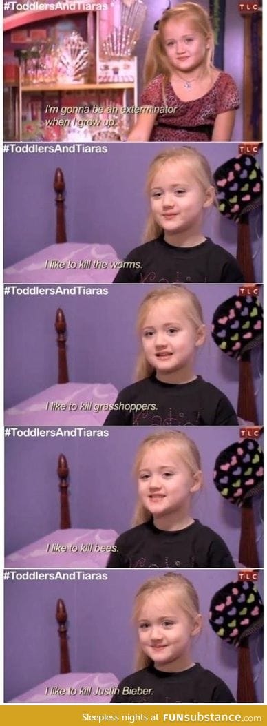 This little girl got it right