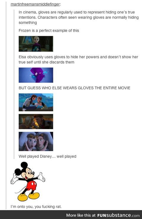 Suspicious mickey mouse