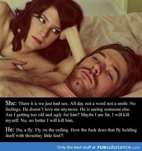 What we think in bed