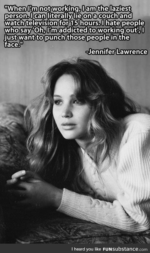 More reasons to love Jennifer Lawrence