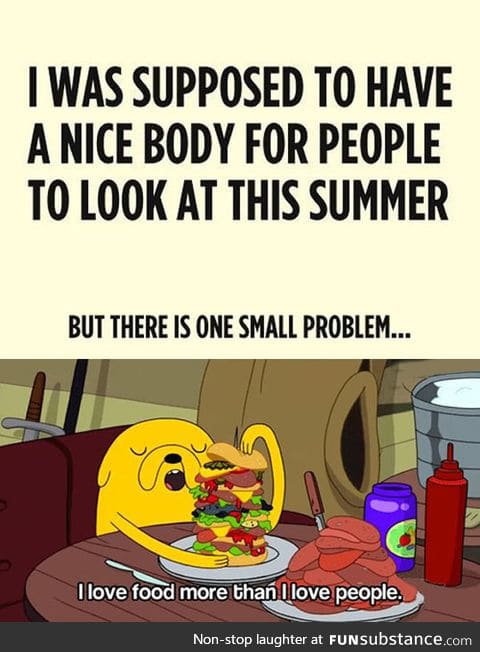 Nice body? Nice food!