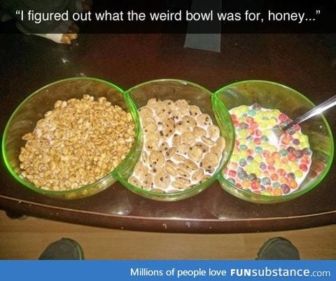 That weird bowl...