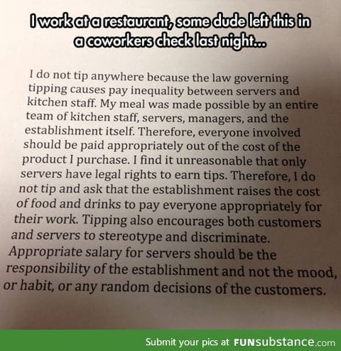 Tipping is such an interesting topic