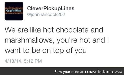Hot chocolate and marshmallows