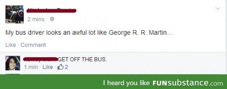 Get off now!!