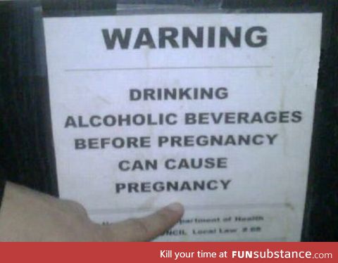 You have been warned