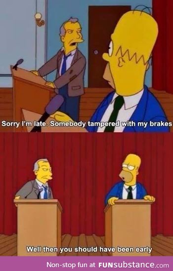 Sorry I'm late