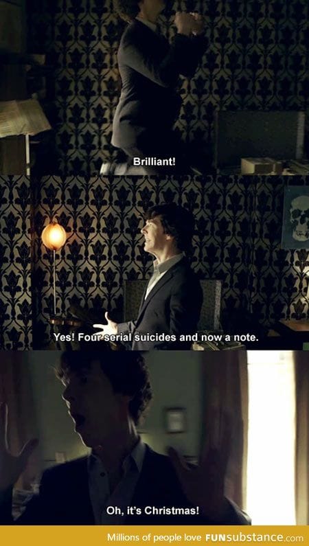 Just sherlock being sherlock