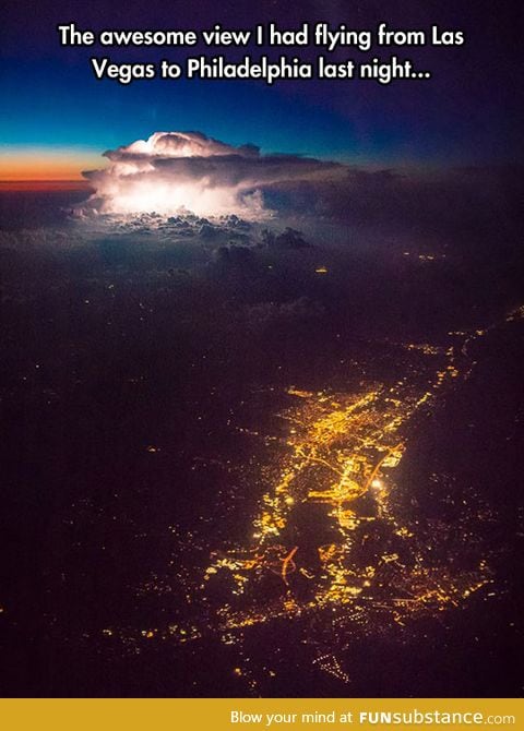 An amazing view from above