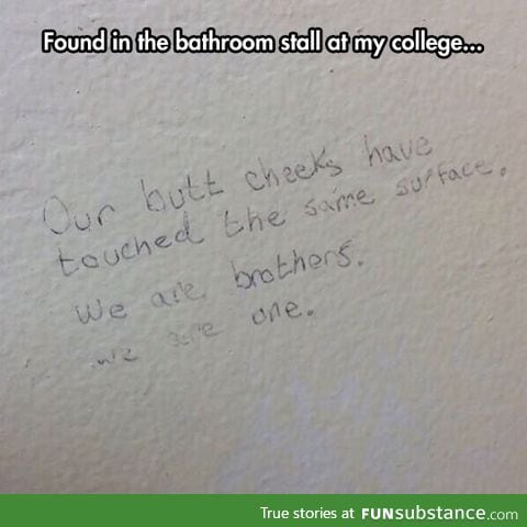 Restroom poetry