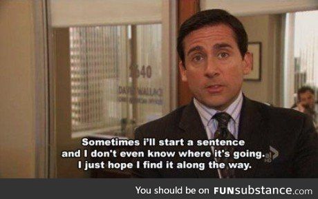 Me in English class when the teacher (also my principal) asks me a question.