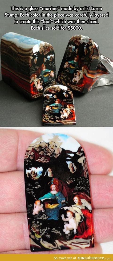 Murrine madonna by loren stump