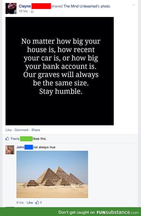 Not always true