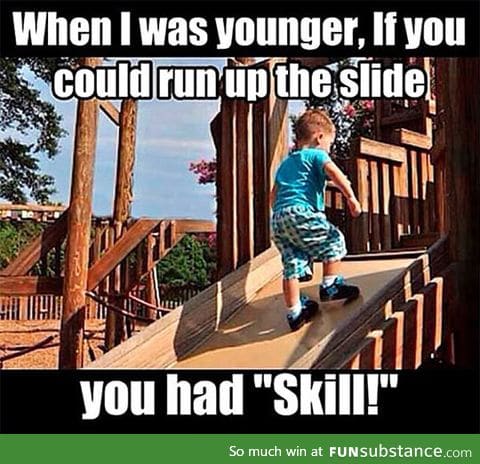 Back then, it was really simple