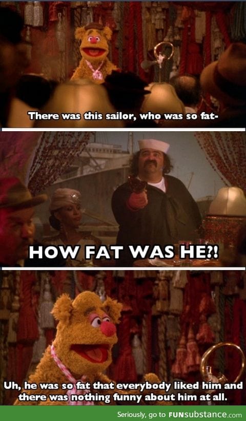 How fat was he?