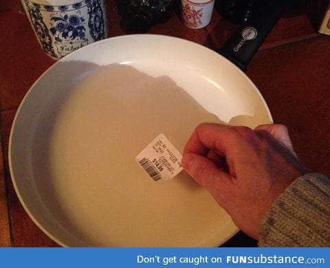 The moment I knew my new frying pan really was non-stick