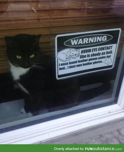 The neighbors needed to be warned