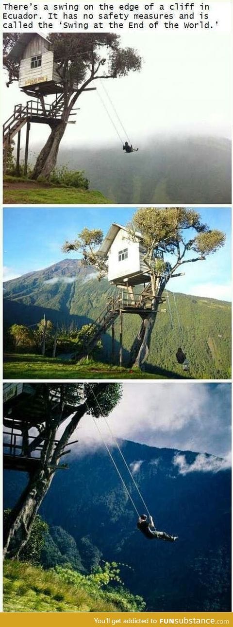 Swing in ecuador