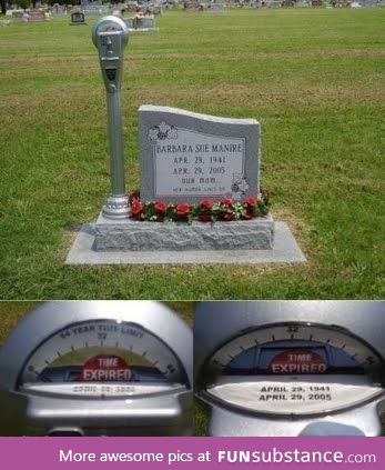 Unusual gravestone