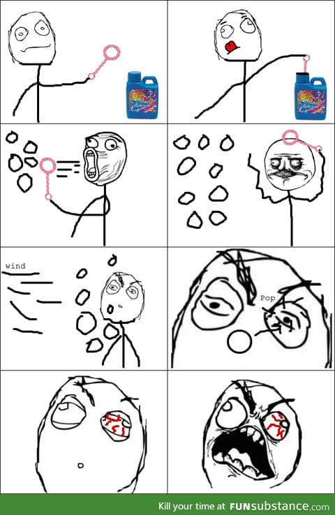 Bubble rage