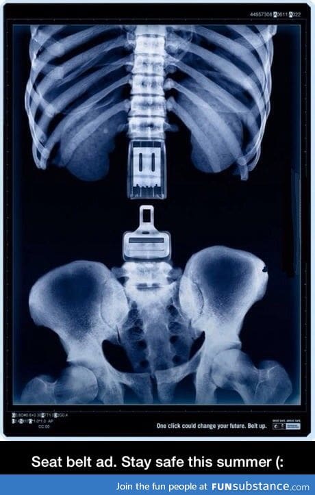 Seat belt ad