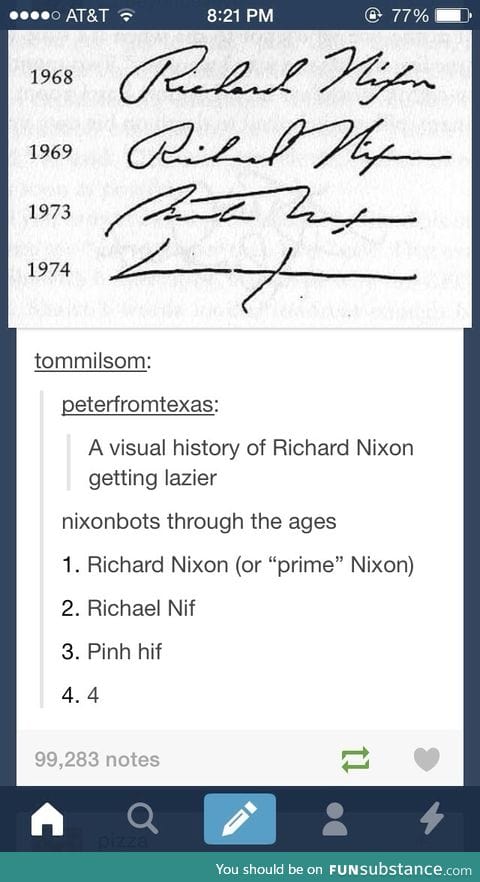 The greatest president who ever lived