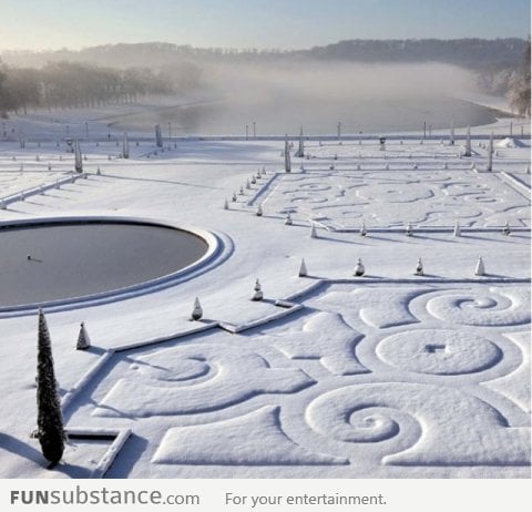 Versailles in winter