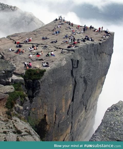 One of the most visited natural tourist attractions in Norway