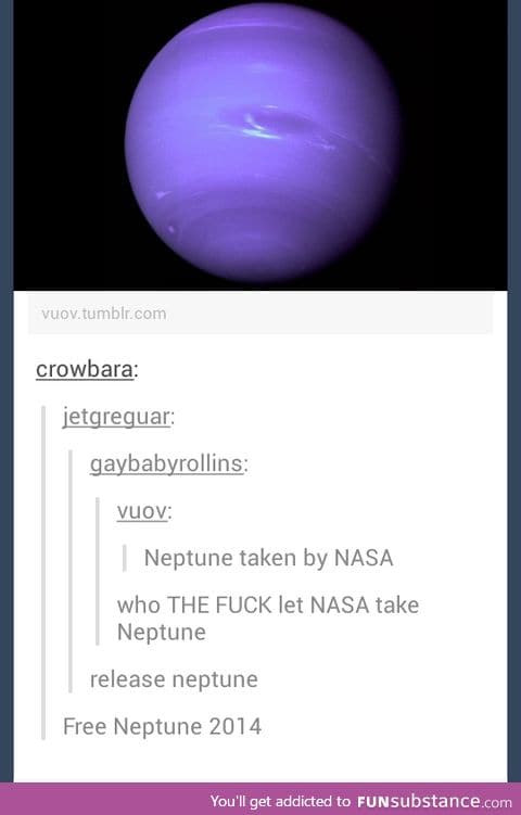 Neptune taken by NASA