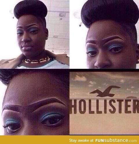 Them eyebrows though...