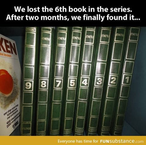 The lost book in the series