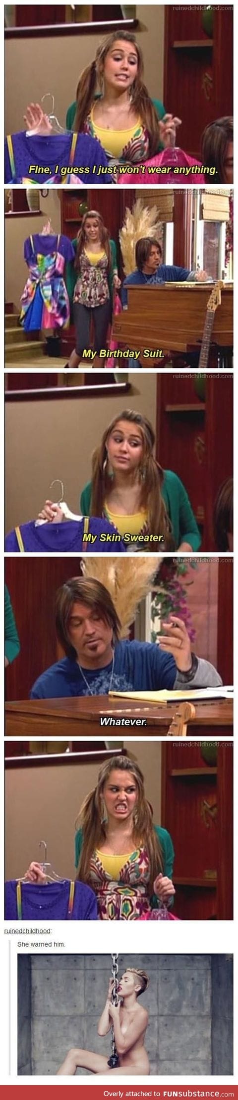She warned him