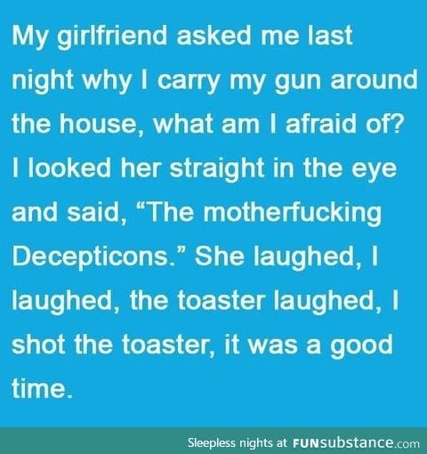 Did someone say gun law discussion?