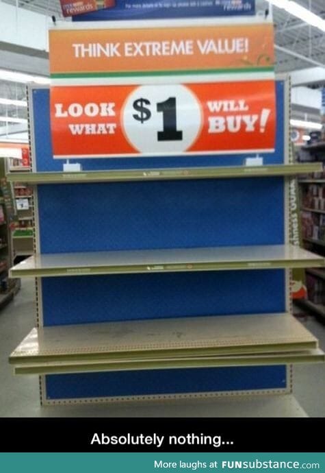 Look what $1 will buy!