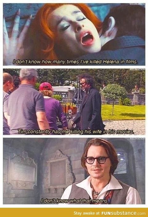 Johnny Depp on murdering Tim Burton's wife, Helena Bonham Carter