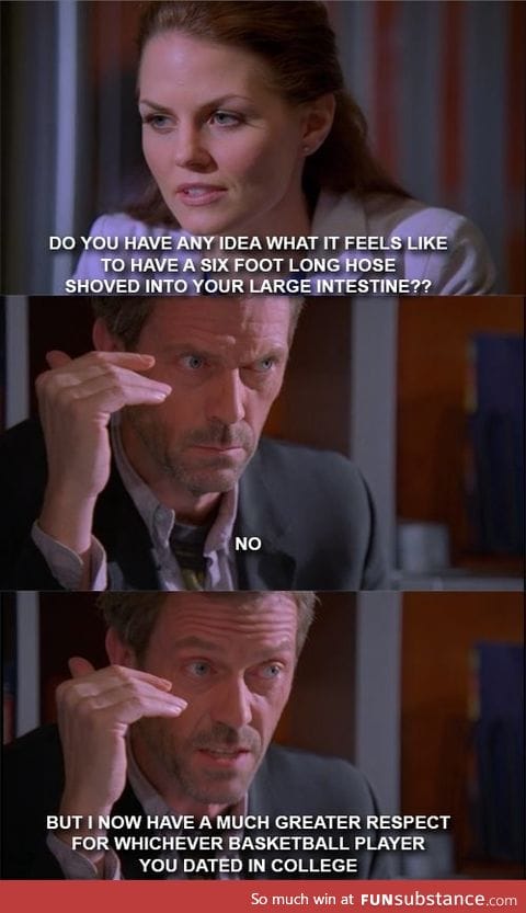 House's one-liner game is strong as hell