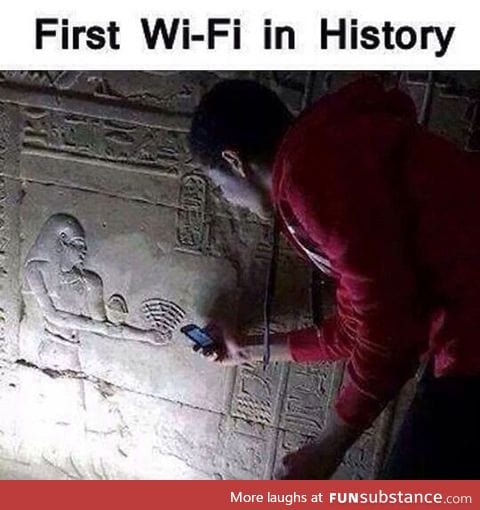 Ancient wifi hotspot