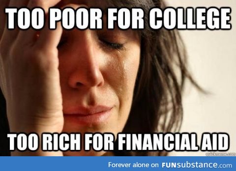 As a person getting ready for college, this really bothers me