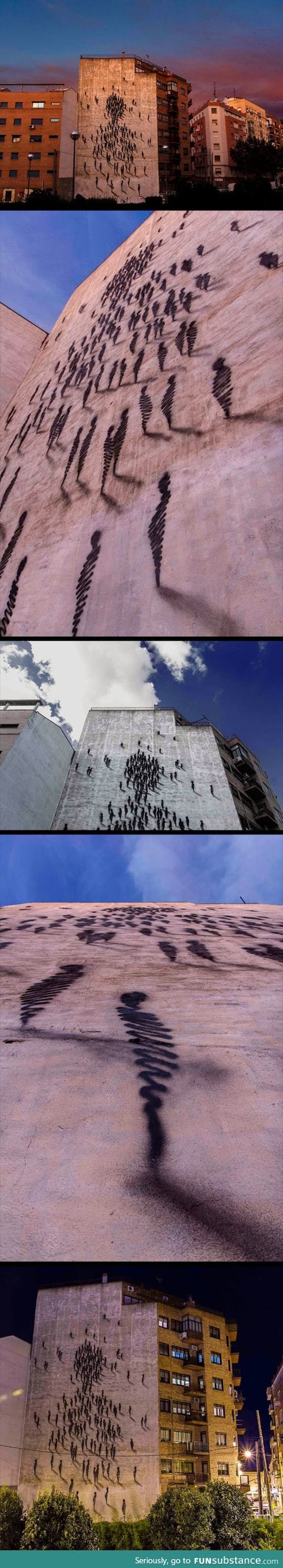 Cool mural in madrid, spain