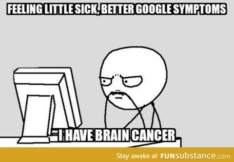 Never google symptoms