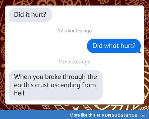 Was it painful?